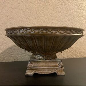 Rustic ornate Tuscany decorative bowl / tray